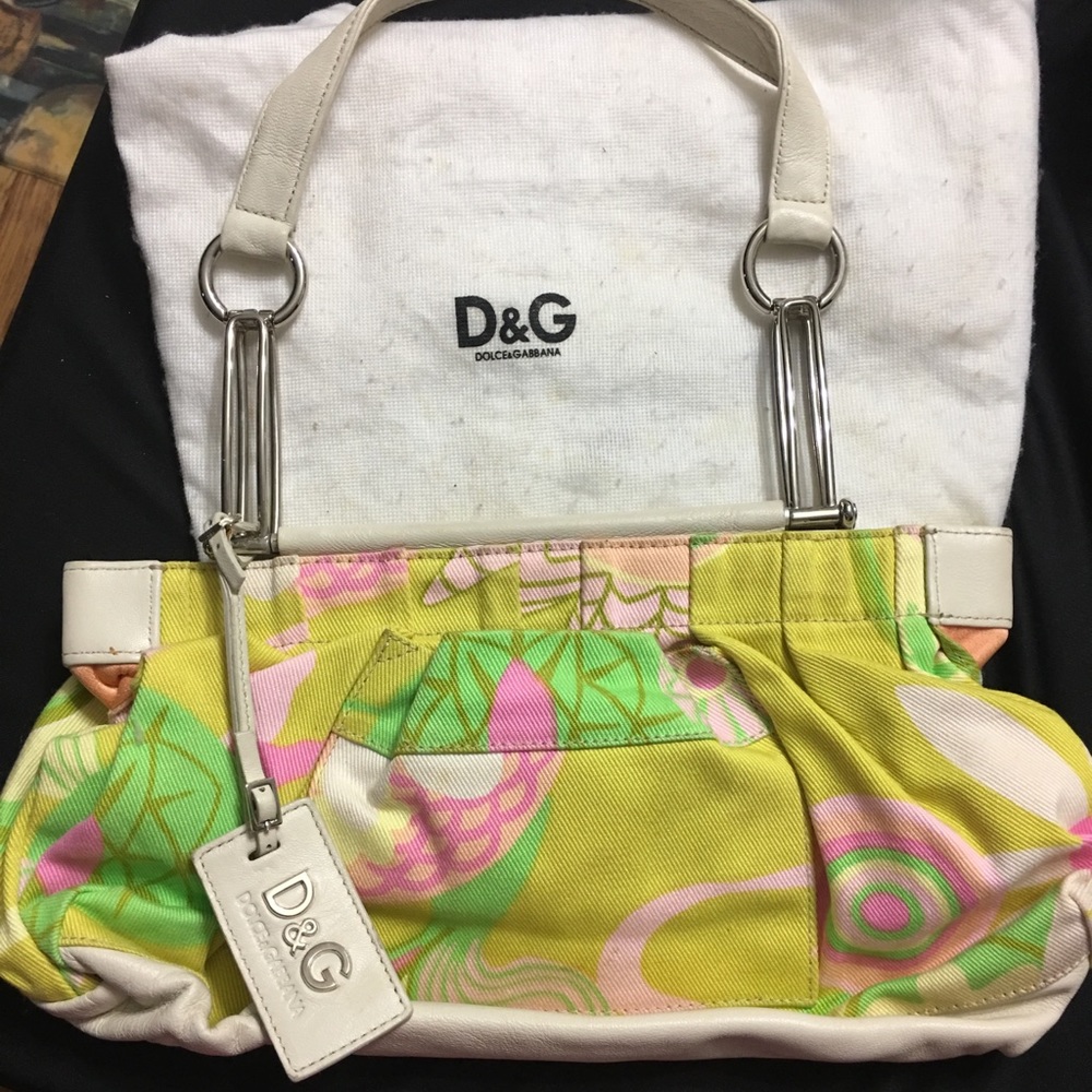 D& G by Dolce Gabbanna multi color purse/bag
